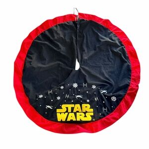 Star Wars Red and Black Holiday Tree Skirt